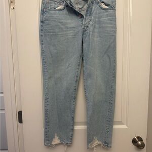 Edwin Light Blue Cropped Women's Jeans